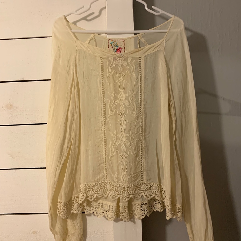 Johnny Was blouse long sleeve top